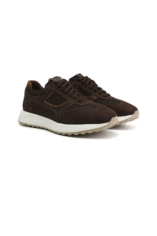 Gönderi(R) Gönderi R Erkek Kahve Süet Bağcıklı Hakiki Deri Sneaker Ddma83531647 Kahverengi