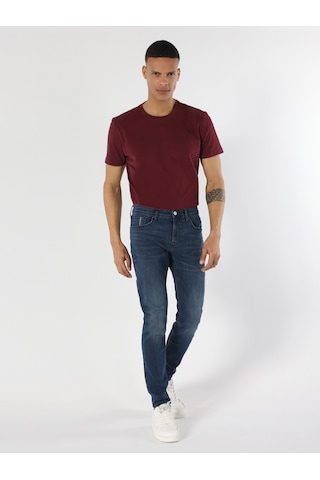 Colin's 040 Alex Slim Fit Düşük Bel Dar Paça Mavi Erkek Pantolon CL1063466_Q1.V1_DN42553