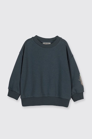 Panço Erkek Bebek Yumuşak Dokulu Petrol Sweatshirt Mavi 2521BB08007