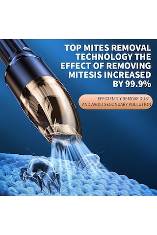 Wondernest Taşınabilir Süpürge Sones Siyah Q19 Mini Kablosuz Güçlü Emişli El Süpürgesi Siyah