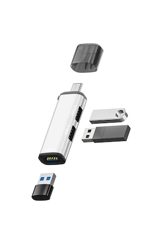 Type-c Usb Çoğaltıcı Type-c Girişini 3 Usb Porta Çeviren Cihaz Aparat Portatif Usb Çoklayıcı