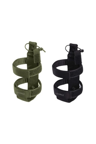 Licorice Bisiklet Ve Motosiklet Ayarlanabilir Taşınır Şişe Rafı 2 Parça Seti Siyah Yeşil Siyah - Yeşil