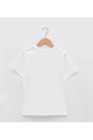 Erkek Çocuk Beyaz T-Shirt