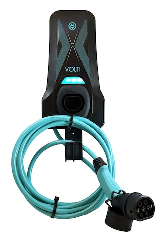 Volti Home 7.4 kW 32A Tip-2 230V AC Düz Kablolu Elektrikli Araç Şarj İstasyonu (TOGG/Tesla/Uyumlu)