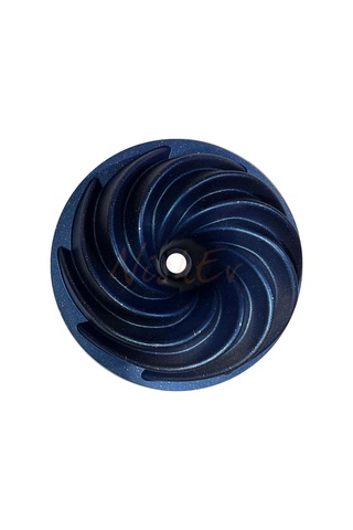Hanımeli Premium Döküm Kek Turta Kalıbı Mavi 26 Cm Renkli
