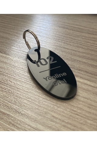 Siyah Parlak Minimal Kişiselleştirilebilir Otel Bungalov Apart An