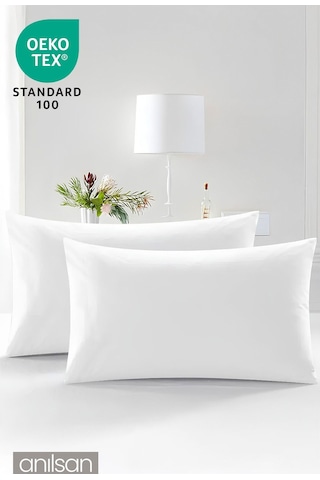 Mikrofiber Antialerjik Yastık - 800gr, 50x70cm, Boncuk Silikon Dolgulu