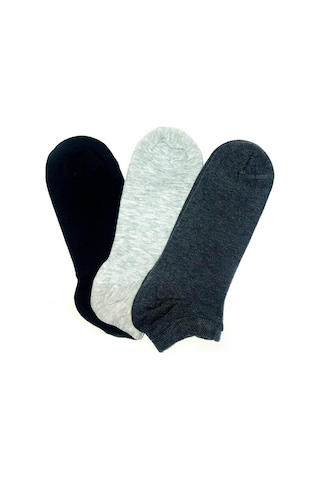 Ozzy Socks 3'Lü Unisex Dikişsiz Patik Çok Renkli