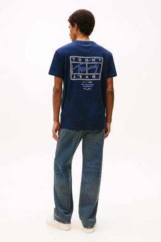 Tommy Jeans Erkek Tişört-dm0dm22319-12822 Mavi