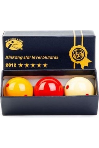 Süper Pro Cup Benekli 3 Top Carom Bilardo Top Seti 61.5 Mm