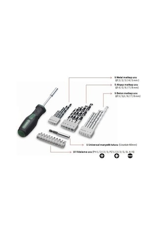 Bosch Delme & Vidalama Ucu Seti 27 Parça – 2607017201