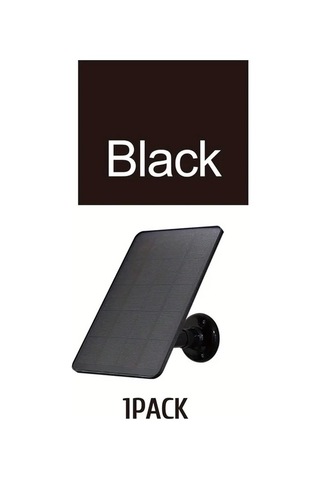 Xuweiwei Siyah Tekli Paket Dusuk Voltaj Guvenlik Kameralari Icin 360 Derece Donuslu Kolay Kurulumlu Gunes Paneli Usb C Ve Micro Usb Uyumlu