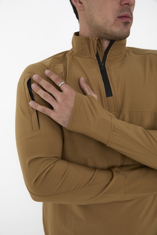 Camp Scoutland Camp136 Outdoor Tactical Su iticili Erkek Hardal Taktik Sweatshirt Hardal