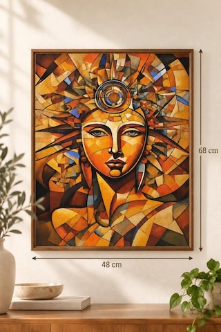 1000 Parça Gizemli Kadın Temalı Sanatsal 68 X 48 Cm Eğlenceli Yüksek Parça Kaliteli Puzzle