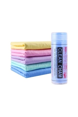 Sentetik Güderi Oto Araç Araba Yıkama Kurulama Bezi 42x32 Cm 3 Ad