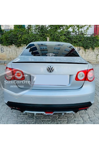 ŞüsCarOto Vw Jetta MK5 2005-2010 Bagaj Üstü Spoiler Çıtası Piano Black Parlak Siyah (00)