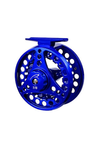 Lemestar Alüminyum Altyapı 3/4 Boyutta Mavi Uçak Olta Makinesi - 2+1 Yataklı 1:1 Dişli Oranı