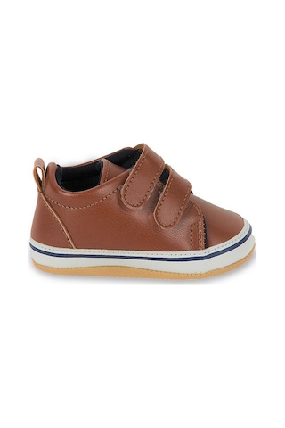 First Step Kahverengi Patik Bebek Patik Kışlık, Anaokulu, Kreş, Ev Günlük Ayakkabı G-2353-KAHVERENGI Kahverengi