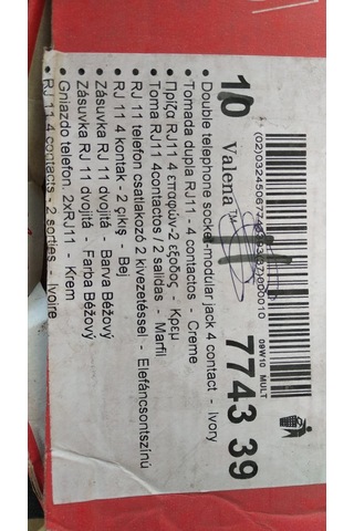 Legrand 774339 Valena Telefon Prizi Rj11 4 Kontak -2çıkış Bej