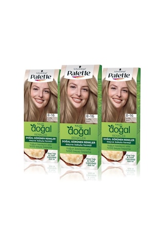 Palette Kalıcı Doğal Renkler Saç Boyası 3 Adet