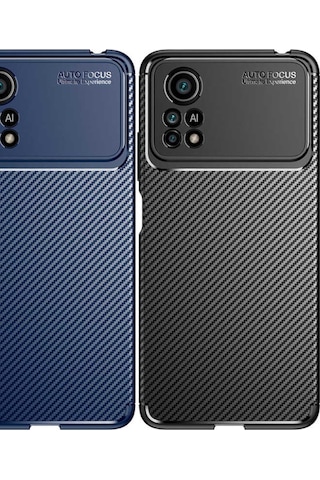 Xiaomi Poco X4 Pro 5G Kilif Karbon Silikon Case Kapak 553324453