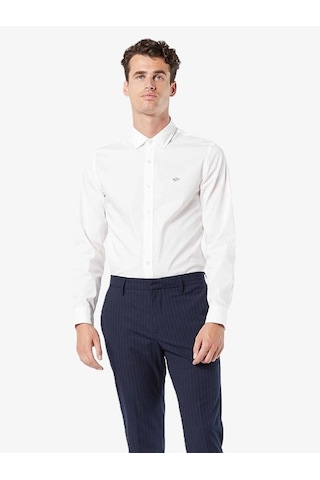 Dockers Refıned Poplın Paper Whıte Erkek Yeşil T-shirt - 28836