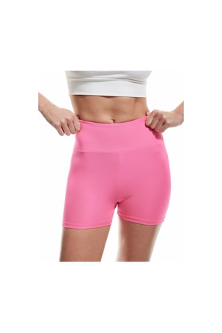 Koton Yüksek Bel Dar Kesim Spor Biker Tayt Pembe 5sak40074nk Gül Çok Renkli