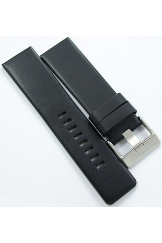 Bizon Siyah Deri Saat Kordonu 26Mm Diesel Model Spor Saat Kayışı