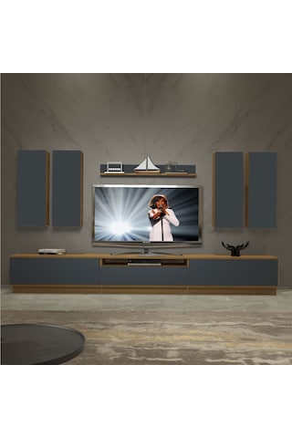 Decoraktiv Trendstyle 8ds Mdf Tv Ünitesi Tv Sehpası Pera - Antrasit