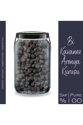 Aronya Kurusu Bi Kavanoz Aronia 660 Cc Cam Kavanozda Saf Katkısız Aronya Meyvesi Kurusu Dried Aronia Diğer