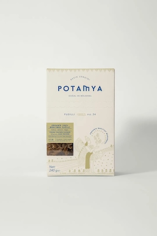 Potamya Organik Glutensiz Yeşil Mercimekli Fusilli 240 G İz Miktarda Gluten