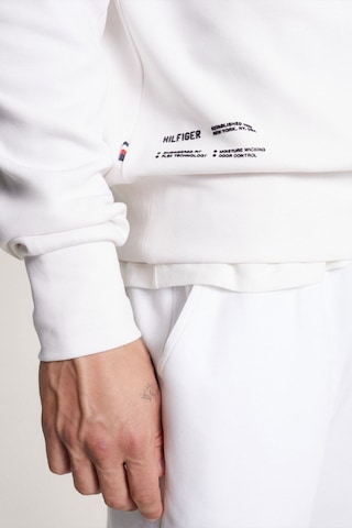 Tommy Hilfiger Bisiklet Yaka Sweat Beyaz