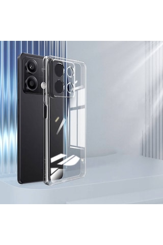 Zore Xiaomi Redmi Note 13 4g Kılıf Msra Süper Silikon Kapak-şeffaf Şeffaf