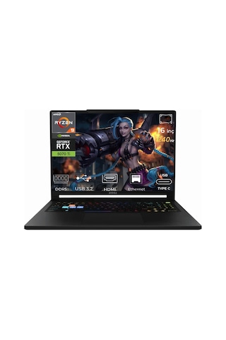 MSI Raider A16 HX B8WH-011TR-K01 R9-8940HX 32 GB 1 TB SSD RTX5070Ti 16" W11H Dizüstü Bilgisayar