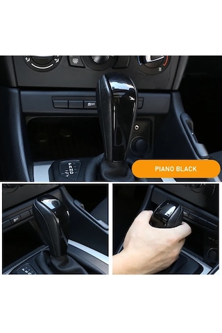 BMW E90 E92 E93 E87 E84 Vites Orta Kaplaması Siyah