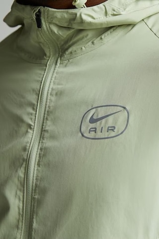 Nike Air Water Resistant Packable Hoodie Jacket Khaki Erkek Kapüşonlu Çanta Olabilen Suitici Spor Ceket Haki Hm0187-276