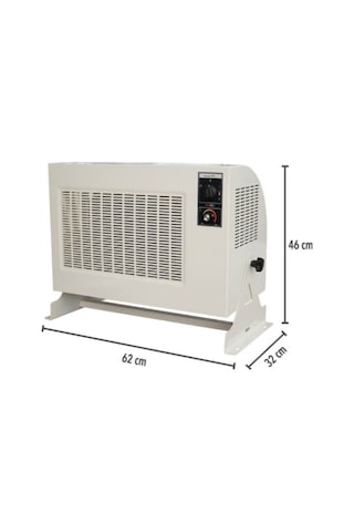 Pro 9.000w Trifaze Elektrikli Fanlı Isıtıcı Krem