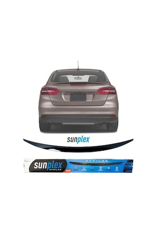 Sunplex Ford Focus 3-4 Sedan Bagaj Üstü Spoiler Piano Black
