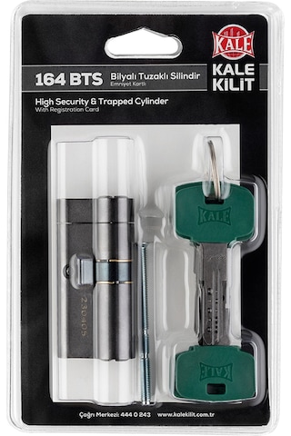Kale 164 Bts Bilyalı Tuzaklı Silindir Emniyet Kartlı