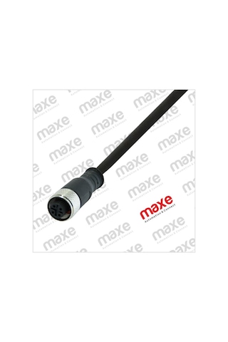 M12 4pin Dişi Düz Konnektörlü PVC 20mt