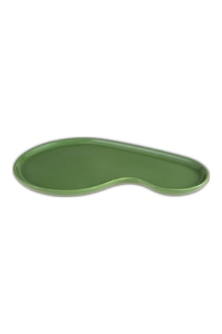 Jumbo Golf Line Club Yeşil Orta Boy Servis Tabağı 28.5 Cm Yeşil