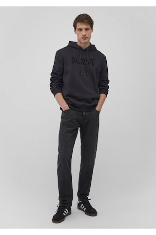 Mavi - Mavi Logo Baskılı Siyah Sweatshirt 0610941-900 Siyah
