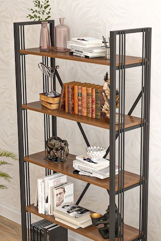 Wood House - Inci Telli Kitaplık - Ceviz