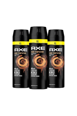 Axe Dark Temptation XL Erkek Sprey Deodorant 3 x 200 ML