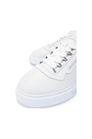 Roberto Cavalli Erkek Hakiki Deri Beyaz Sneakers & Spor Ayakkabı 780 27777 Erk Ayk Y25 Bıanco Beyaz