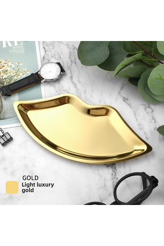 Dianziye Gümüş Renkli Paslanmaz Çelik Palet, Modern Minimalist Ev Dekoru İçin Anahtar, Mücevher Ve Aksesuar Saklama Tabağı, Kaliteli Ve Dayanıklı Ev Gereci