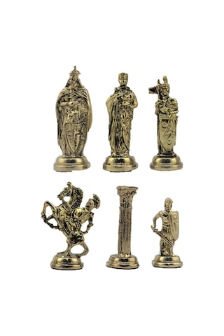 Satranç Taşı İsteyene Gifthome Büyük Metal Parlak İn