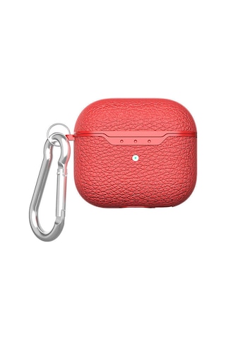 Apple AirPods Uyumlu 3. Nesil Kılıf Zore Airbag 03 Silikon Kırmızı