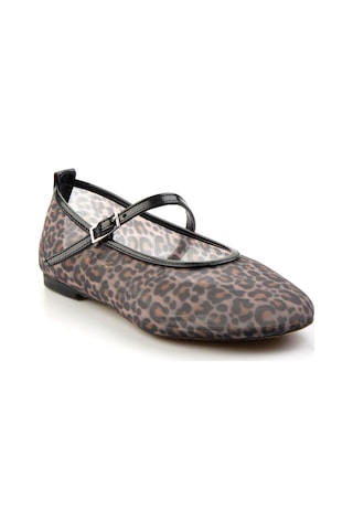 Leopar Kadın Babet K01188320822 Kahverengi