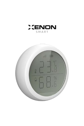 Xenon Smart Akıllı Dijital Termometre Zigbee Protokollü Isı ve Nem Ölçer (Higrometre) X7608